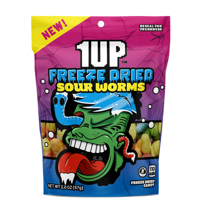Freeze Dried Sour Worms