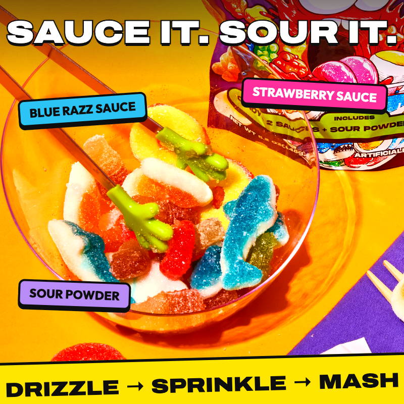 Mixed candy textures