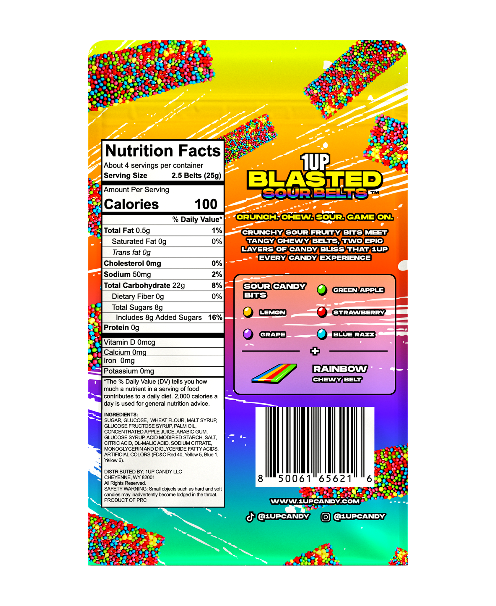 Rainbow Sour Belts